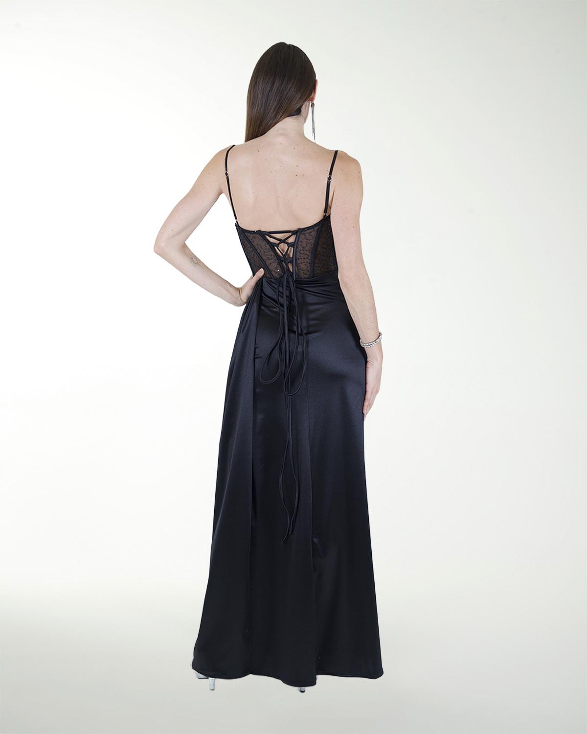 VESTIDO CL WARP TIPO CORSET COMBINADO